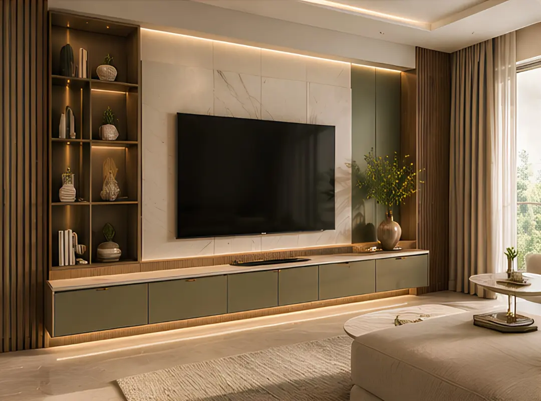 stardust spaces and designs tv units